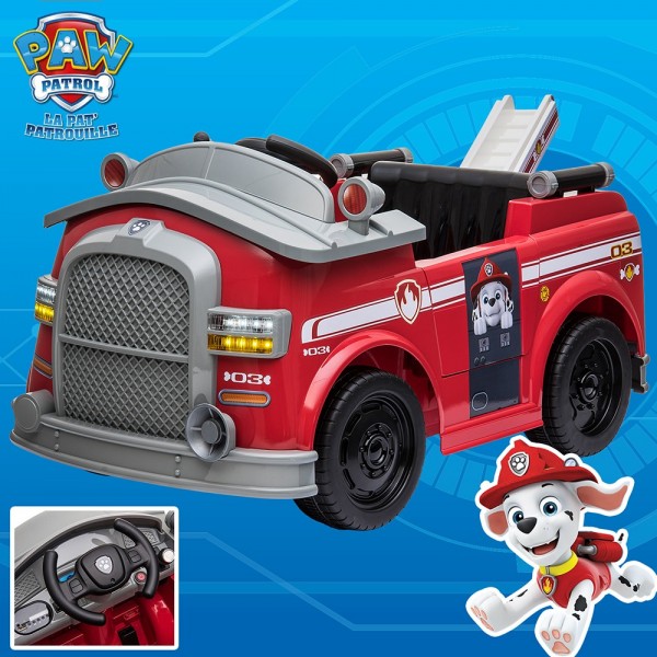 voiture electrique camion de pompier