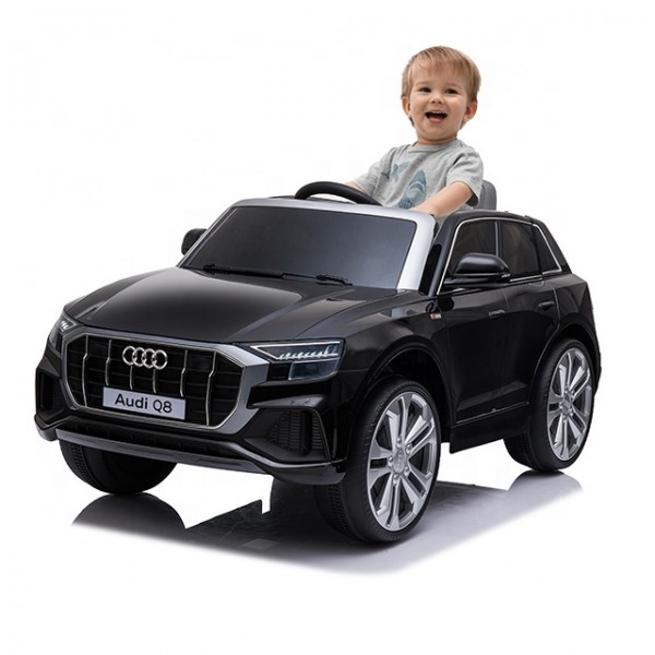 Audi Q8 Noir Voiture Electrique Enfant 12 Volts Telecommande Parentale